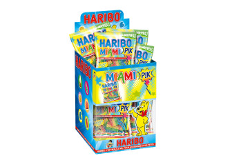 B.30 sachets HARIBO MIAMI PIK