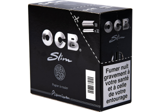 B.50 CAHIERS OCB PREMIUM NOIR SLIM