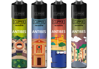 B.48 briquets MY CLIPPER large CP11 ANTIBES