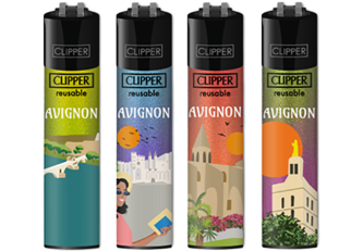 B.48 briquets MY CLIPPER large CP11 AVIGNON