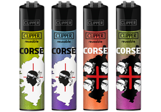 B.48 briquets MY CLIPPER large CP11 CORSE