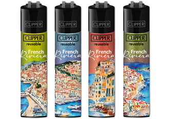 B.48 briquets MY CLIPPER large CP11 FRENCH RIVIERA