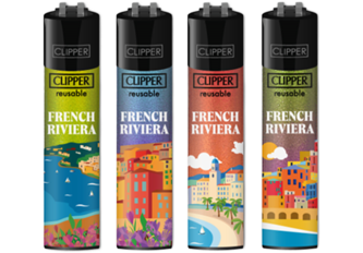 B.48 briquets MY CLIPPER large CP11 FRENCH RIVIERA 2