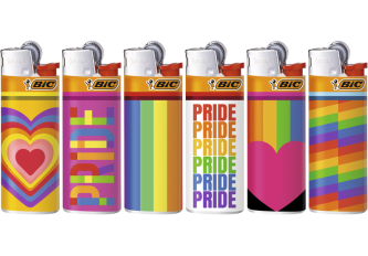 B.50 mini briquets BIC J25 PRIDE