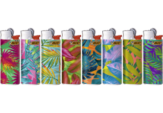 B.50 briquets MINI BIC J25 LEAVES