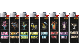 B.50 briquets BIC GM J26 NEON MOCKTAILS