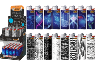 Présentoir 100 briquets BIC J26 VISION