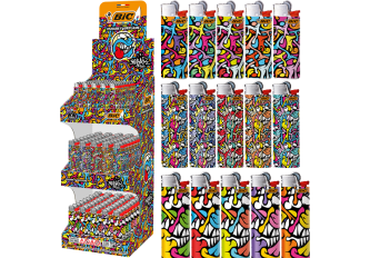 Présentoir briquets BIC BEBAR 2 100xJ26+ 50x J25