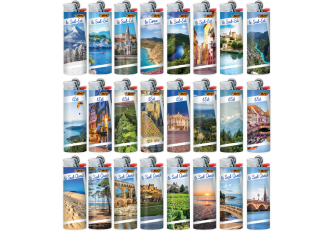Présentoir briquets BIC LE SUD 150x J26