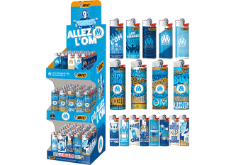 Présentois briquets BIC OM 100xJ26 +  50xJ25