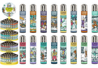 C.192 briquets CLIPPER large CP11 WINTER