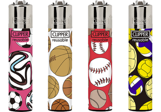 B.48 briquets CLIPPER large SPORTS