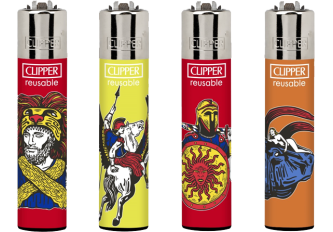 B.48 briquets CLIPPER large MYTOLOGIC TATTOO