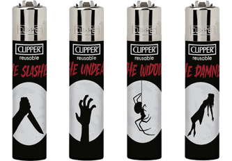 B.48 briquets CLIPPER large HORROR