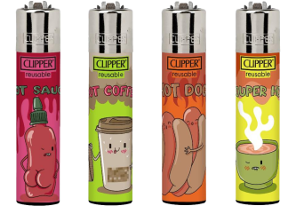 B.48 briquets CLIPPER large HOT SENTENCE