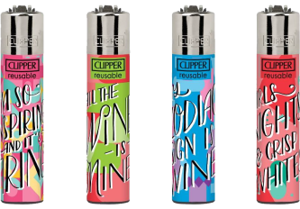 B.48 briquets CLIPPER micro TRENDY TOPIC