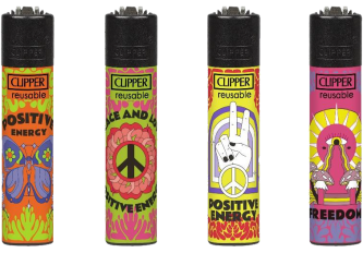B.48 briquets CLIPPER micro HIPPIE