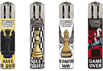 B.48 briquets CLIPPER micro CHESS MASTER