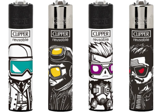 B.48 briquets CLIPPER large BIG HEADS