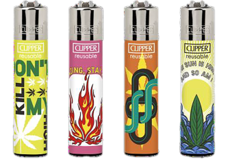B.48 briquets CLIPPER large MANNERS CBD