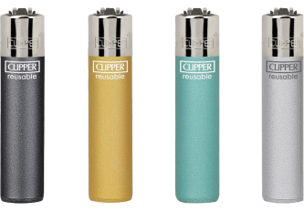 B.48 briquets CLIPPER micro METALLIC