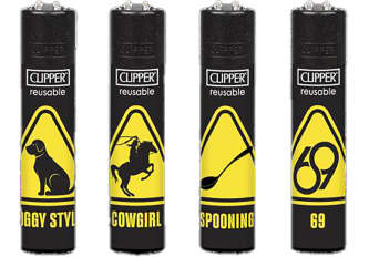 B.48 briquets CLIPPER large KAMASUTRA
