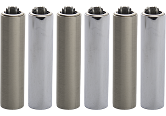 P.30 briquets CLIPPER étuis métal silver