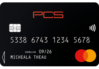 Carte paiement PCS MASTERCARD