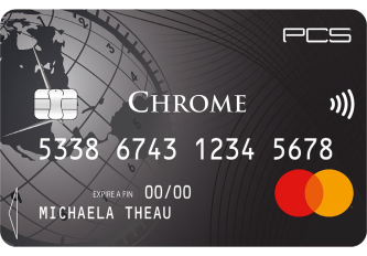 Carte de paiement PCS CHROME