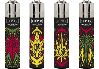 B.48 briquets CLIPPER large VIBE CBD