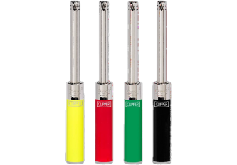 B.12 briquets CLIPPER tube + allume gaz