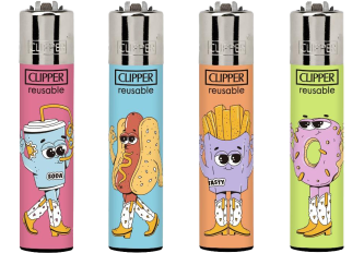 B.48 briquets CLIPPER large FOOD FOR TOUGHT