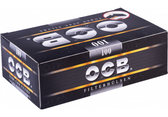 C. 100 boites DE 100 tubes OCB noir