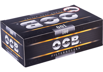 C. 100 boites DE 100 tubes OCB noir