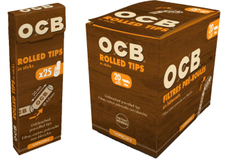 B.20 étuis stick filtres carton OCB VIRGIN