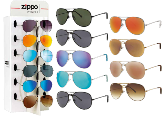 Presentoir 9 lunettes solaires ZIPPO