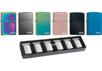 Lot 6 briquets ZIPPO HIGH POLISH ASS