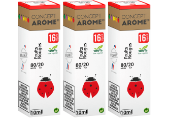 3xFL 80/20 FRUITS ROUGES 16MG