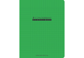 CAHIER 17x22 96P SEYES POLYPRO VERT