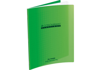 CAHIER A4 96P SEYES POLYPRO VERT