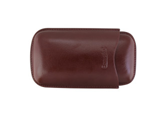 Etui 3 cigare CORONA marron