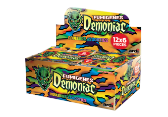 P.12 SACHETS 6 FUMIGENES DEMON