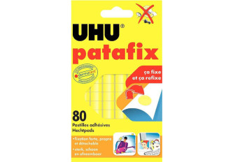 Etui 80 pastillets jaune PATAFIX UHU