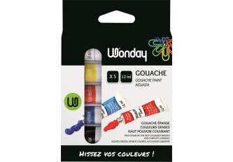 ETUI 5 GOUACHE PRIMAIRE 12ml