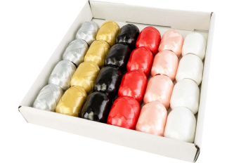 B.24 oeufs bolduc 10m assortis