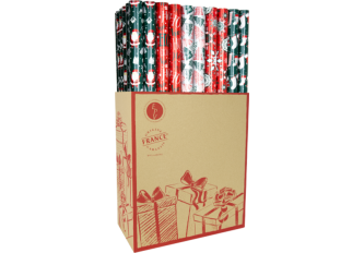 Carton 60 rouleaux CADEAU 2x0.7m NOEL