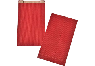 B.250 sacs cadeau 120x200mm rouge