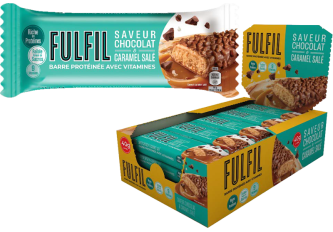 B.15 barres protéinées FULFIL 40gr Chocolat & Caramel