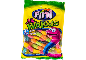 C.12 SACHETS JELLY WORMS