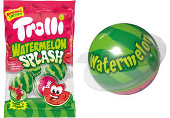C.21 sachets TROLLI SPLASH Pastèque 75gr